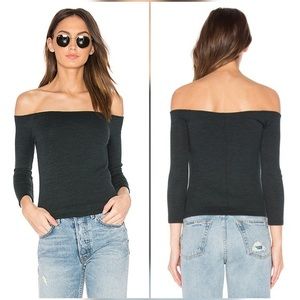 Rag & Bone Jean off the shoulder Donna top